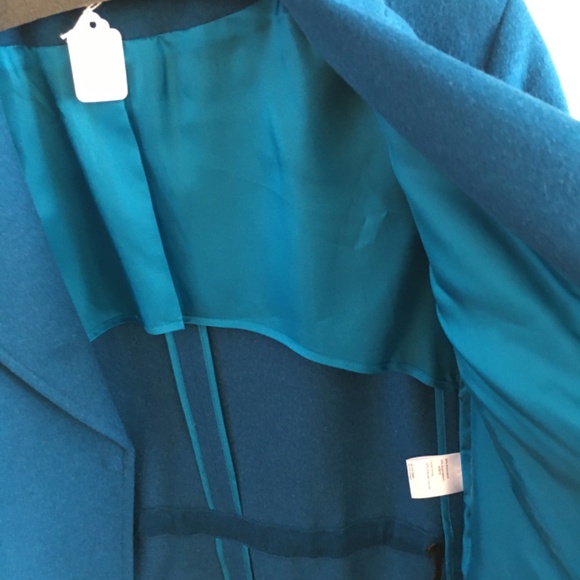 Akris Punto Teal Blue Jacket - Picture 7 of 13